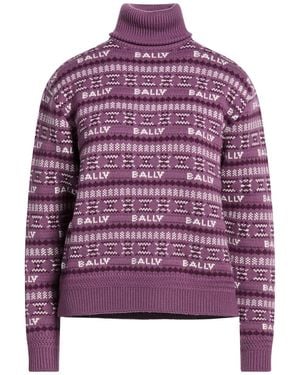 Bally Turtleneck Merino Wool - Purple