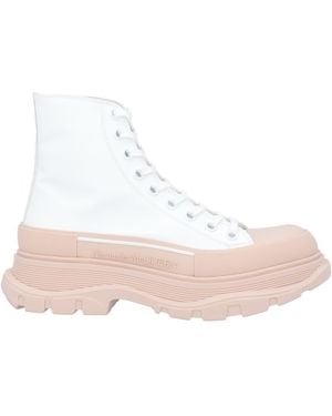 McQueen Ankle Boots Soft Leather - Pink