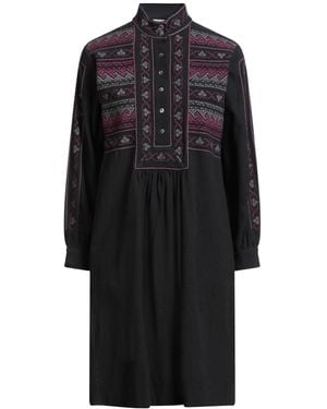 Antik Batik Midi Dress - Black