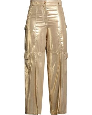 Pinko Trousers Polyester - Natural