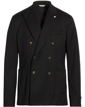 Manuel Ritz Blazer Wool, Elastane - Black