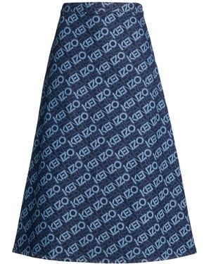 KENZO Jeansrock - Blau