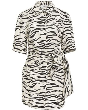 SOLOTRE Mini-Kleid - Weiß