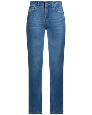 Rebel Queen Jeans Cotton, Lyocell, Polyester, Elastane - Blue