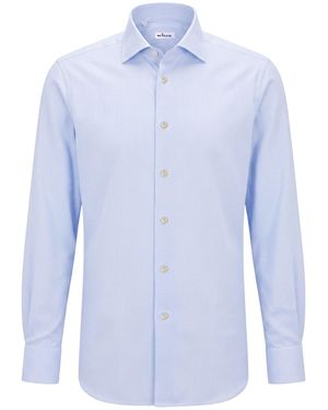 Kiton Sky Shirt Cotton - Blue