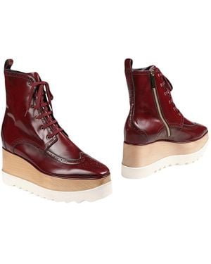 Stella McCartney Ankle Boots - Red