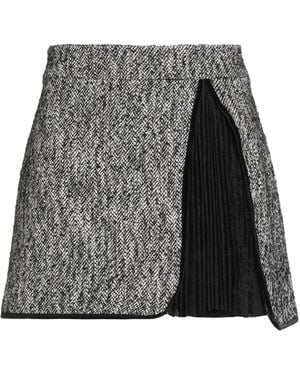 ERMANNO FIRENZE Mini Skirt Cotton, Acrylic, Polyester, Wool, Polyamide - Gray