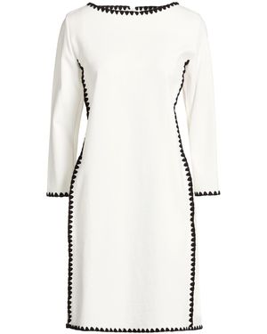 MEIMEIJ Mini Dress Viscose, Polyamide, Elastane - Natural