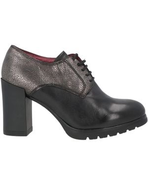 Stonefly Lace-Up Shoes Leather - Gray