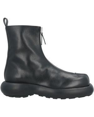 Jil Sander Ankle Boots Leather - Black