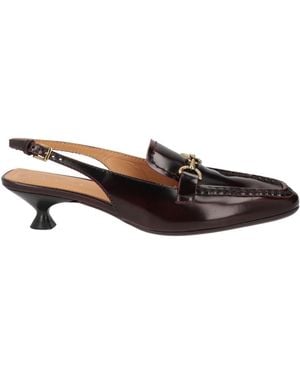 Tod's Burgundy Pumps Leather - Red