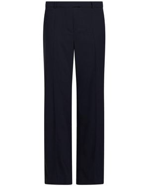 Eleventy Trousers Wool, Elastane - Blue