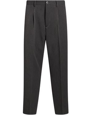 AT.P.CO Charcoal Pants Polyester, Viscose, Elastane - Gray