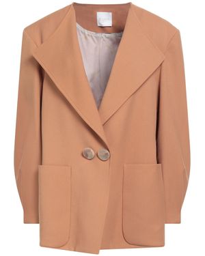 SILENCE LIMITED Camel Blazer Pes, Rayon, Elastane - Natural