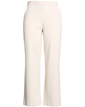 Sandro Ferrone Light Pants Viscose, Polyamide, Elastane - Natural