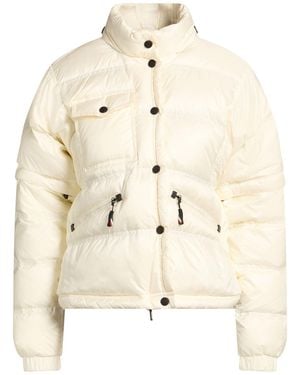 Moncler Ivory Puffer Polyamide - Natural