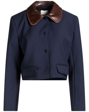 Sandro Jacket Polyester, Elastane - Blue