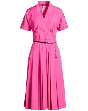 Max Mara Midi Dress Cotton - Pink