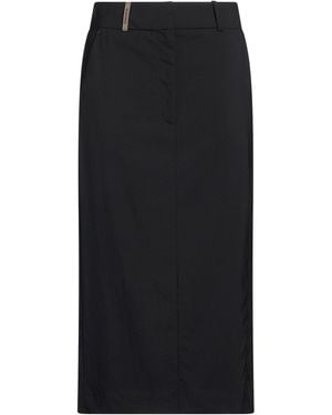 Peserico Midi Skirt Virgin Wool, Elastane - Black