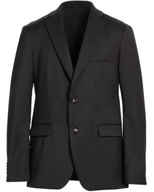 Rrd Charcoal Blazer Virgin Wool, Elastane - Black
