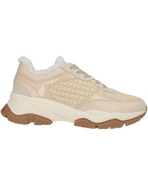Baldinini Cream Sneakers Leather, Synthetic Material - Natural