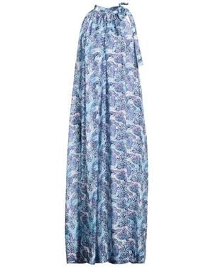 Vilebrequin Maxi Dress Silk - Blue