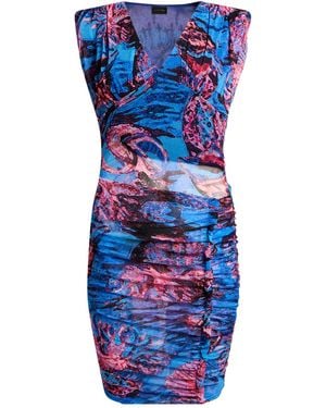 Pinko Mini Dress Polyamide - Blue