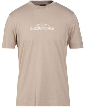Emporio Armani T-Shirt Cotton - Natural