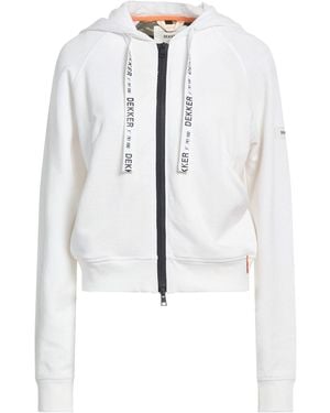 Dekker Sweatshirt Cotton, Rubber - White