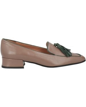 Status Taupe Loafers Leather - Brown