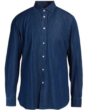 Boglioli Camisa Vaquera - Azul