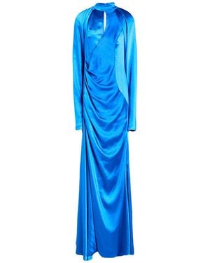 MATILDE COUTURE Maxi Dress Polyester - Blue