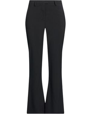 RUE DU BAC Trousers Polyester, Viscose, Elastane - Black