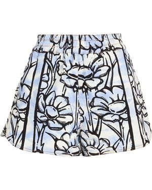Fendi Shorts & Bermuda Shorts Cotton, Elastane - Blue