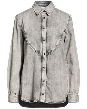 Pinko Denim Shirt Cotton, Lyocell - Grey