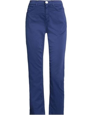 ELISA CAVALETTI by DANIELA DALLAVALLE Trousers Cotton, Elastane - Blue