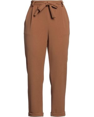 Toy G. Camel Pants Polyester, Elastane - Brown