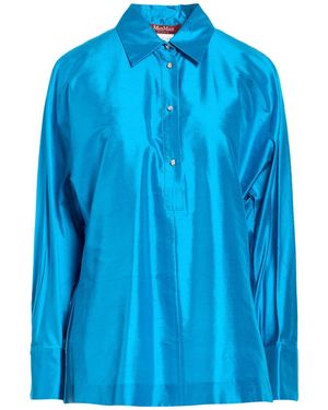 Max Mara Azure Top Silk - Blue