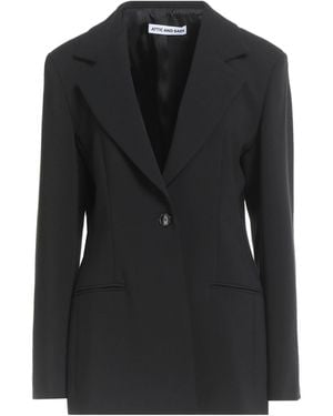 Attic And Barn Blazer Polyester, Viscose, Elastane - Black