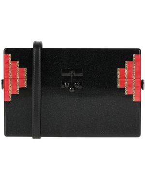 Edie Parker Cross-Body Bag Acrylic - Black