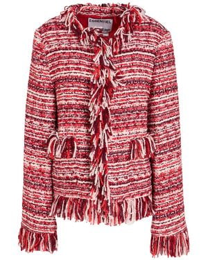Essentiel Antwerp Jacket Polyester, Wool - Red