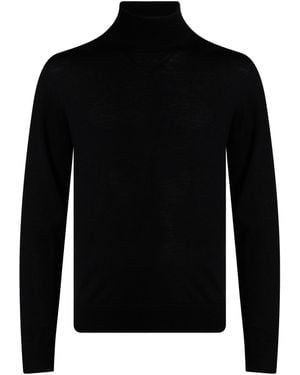 Cruna Rollkragenpullover - Schwarz
