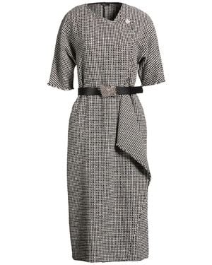 Caroline Biss Midi-Kleid - Grau