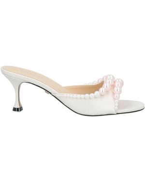 Mach & Mach Ivory Sandals Leather - Natural