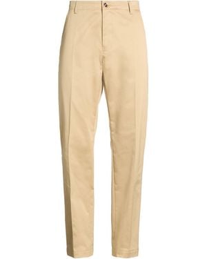 Versace Trousers Cotton - Natural