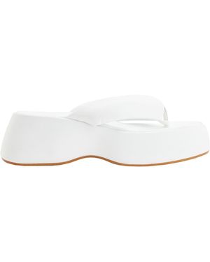 8 by YOOX Thong Sandal - White