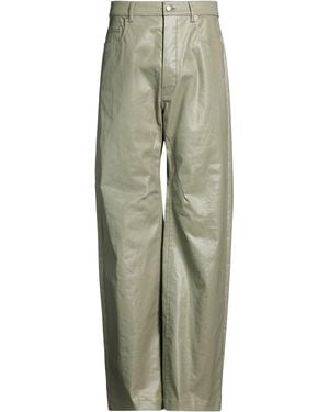 Rick Owens Jeans Cotton, Elastane, Rubber - Green
