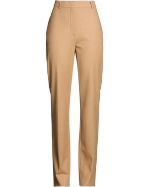 Sportmax Camel Trousers Virgin Wool, Elastane - Natural