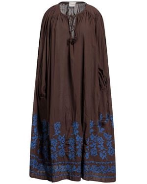 Dixie Midi Dress - Brown