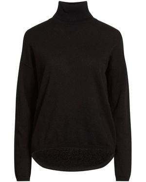 Allude Rollkragenpullover - Schwarz